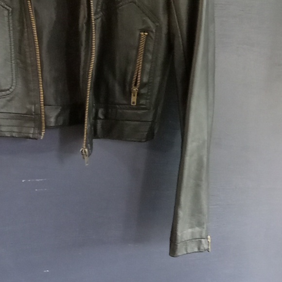 GUC XXI polyester polyurethane viscose black jacket cropped jacket size … - Picture 3 of 8